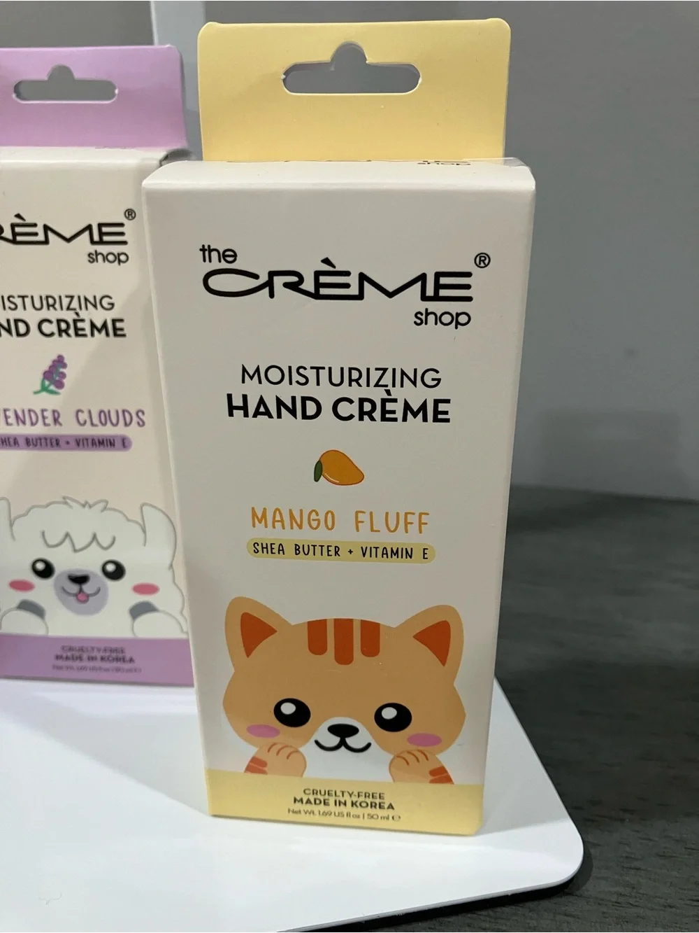 The Crème Shop Moisturizing Hand Crème - Lavender Clouds or Mango Fluff Pick 1